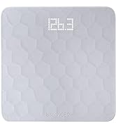 Greater Goods Designer Bathroom Scale with Textured Silicone Cover - Light Gray