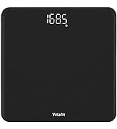 Vitafit Digital Bathroom Scale for Body Weight, Weighing Professional Since 2001, Clear LED Displ...