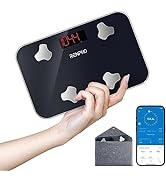 RENPHO Travel Scale for Body Weight, Mini Bathroom Scale for Body Fat, Portable Elis Go Weight Sc...