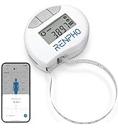 RENPHO Smart Tape Measure Body with App, Bluetooth Measuring Tapes for Body, Weight Loss, Muscle ...