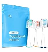 GreaterGoods Sonic Electric Replacement Heads, 3 Count for S/E Toothbrush, Only Works with gG Too...